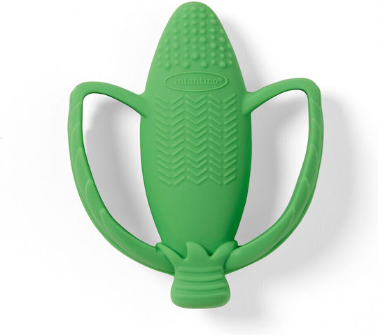Infantino Lil' Nibble Pea Silicone Teething Ring for 0 m+