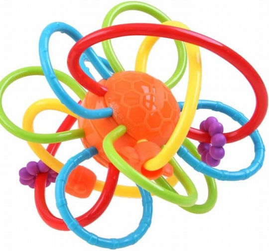 Hola Toys Μασητική Κουδουνίστρα Οδοντοφυΐας από Πλαστικό για 0 m+