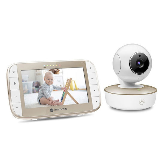 Motorola Baby Monitor with Camera & Screen 5" , Two-way Communication & Lullabies