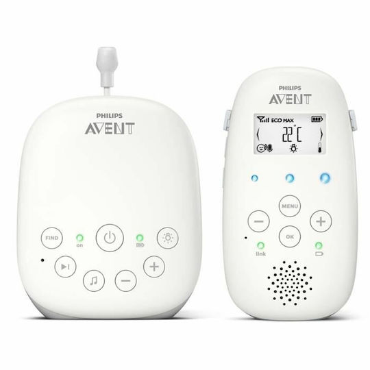 Philips Бебешка монитор система , с двупосочна комуникация и мелодии