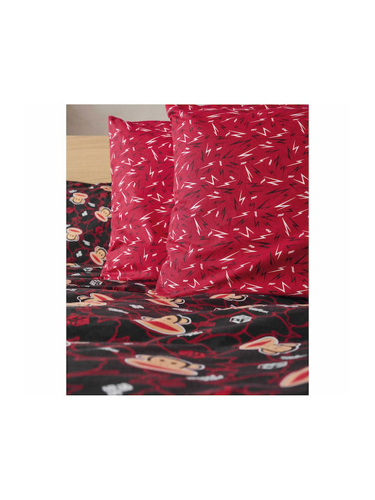 Kentia Paul Frank 51a Set Детски калъфи за възглавници от 100% памук 50x70бр Red