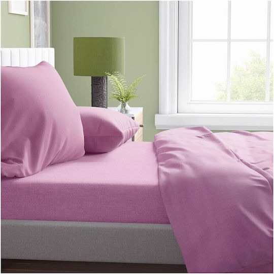 Dimcol Solid Kids Cotton Pillowcase 50x70cm Lilac 1930813106249274