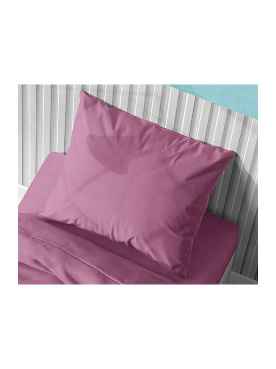 Dimcol Solid Kids Cotton Pillowcase 50x70cm Lilac 1930813106249274