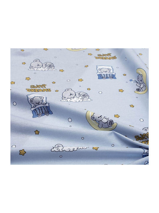Dimcol Față de pernă pentru copii din bumbac 100% 50x70buc Sky Blue