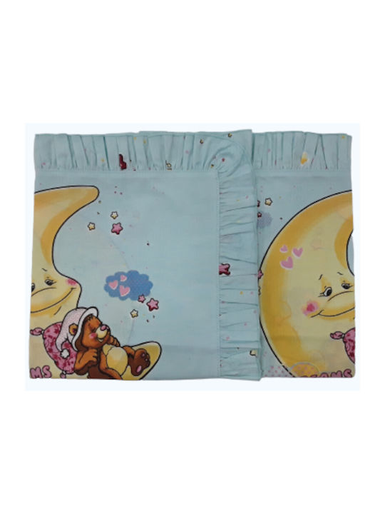 Beboulino Honey Kids Cotton Pillowcase Set 35x45cm Blue