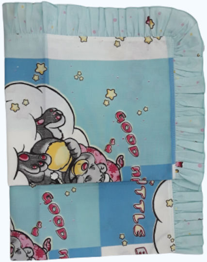 Beboulino Honey Детски калъфи за възглавници от 100% памук 35x45cm Син