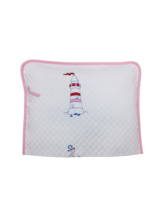 Beboulino Far Față de pernă pentru copii din bumbac 100% 35x45buc Pink 703-1162-3545