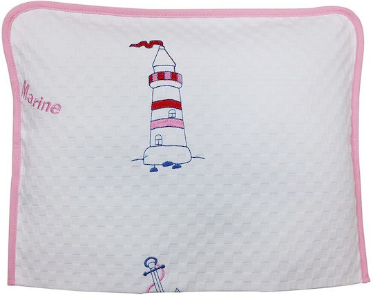 Beboulino Фар Детски калъф за възглавница от 100% памук 35x45бр Pink 703-1162-3545