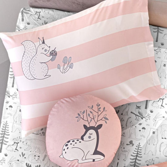 Guy Laroche Forest Kids Pillowcase 50x70cm Pudra