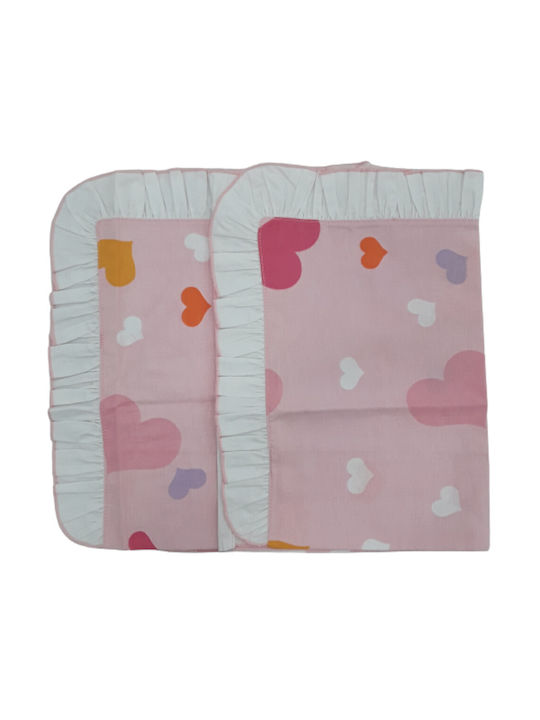 Beboulino Kinder Kissenbezüge Set 28x43cm Pink 703-1865-2843