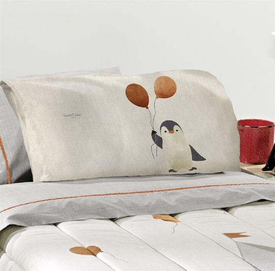 Saint Clair Peng Kids Pillowcase 50x70cm Gray