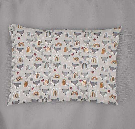 Dimcol Față de pernă pentru copii din bumbac 100% 50x70cm Gri