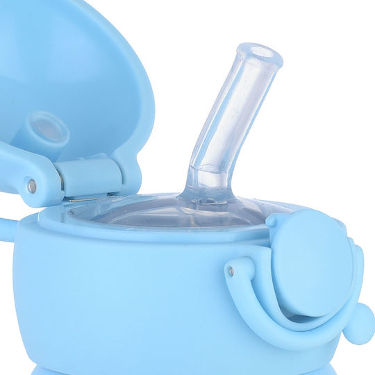 Estia Wonder Bottle Save the Aegean Kids Water Bottle Thermos Stainless Steel with Straw Non Spill Ocean Play 500ml