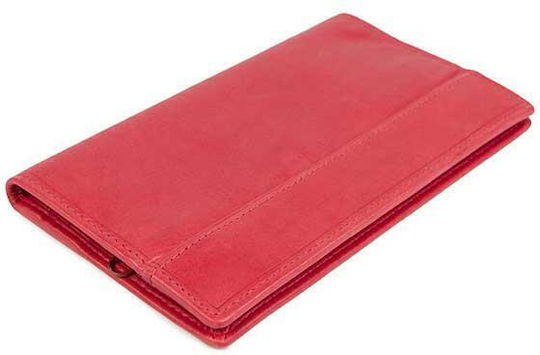 Fetiche Leather Δερμάτινη Καπνοθήκη Κόκκινη με Κούμπωμα