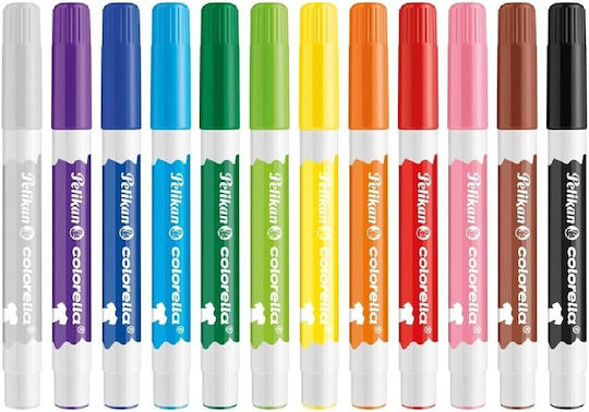 Pelikan School Markers 12 Colours Colorella Fabric 814584 4012700814586