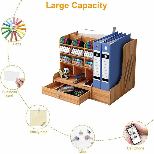 Wooden Desktop Drawer 26x26x33cm