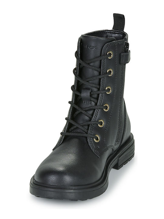 J Eclair Kids Boots with Zipper Black