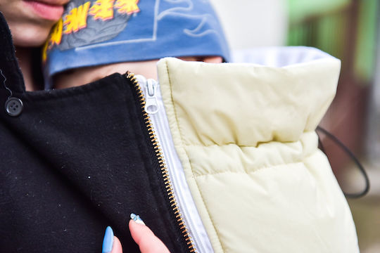 Extension Cover Rucksack Mutterschaft Reißverschluss Beiges