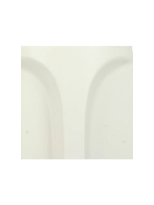 Zaros Vază Decorativă Porțelan Alb 11x10.5x31cm 1buc