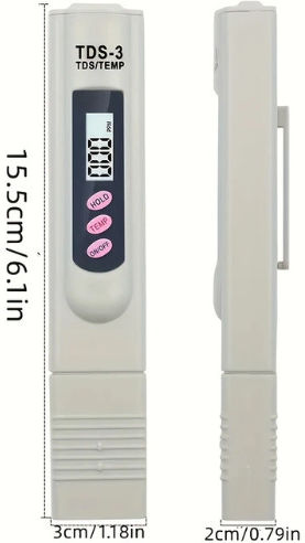 Tds Meter TDS-3 Ψηφιακός Μετρητής Θερμοκρασίας & Αγωγιμότητας