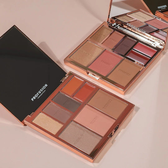 Profusion Cosmetics Παλέτα με Σκιές Ματιών Matte σε Στερεή Μορφή Radiance Palette 22gr