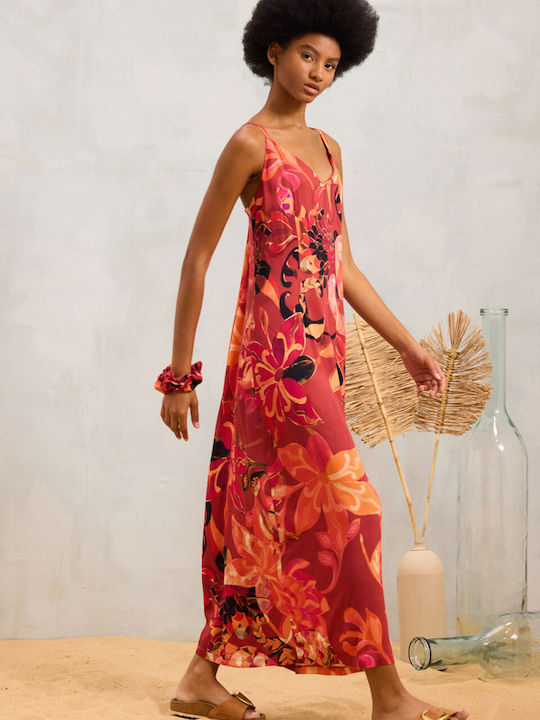 Лятна Midi Рокля Strawberry