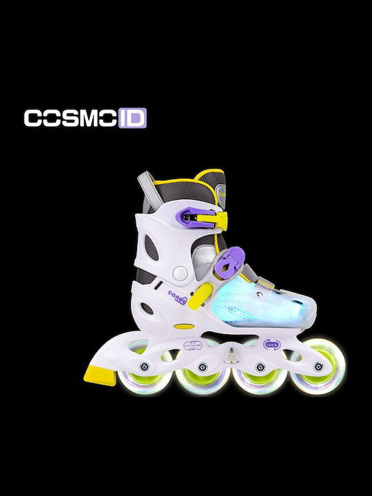 Micro Cosmo Inline Rollers Λευκά Παιδικά