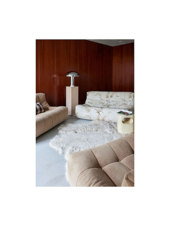 Round Side Table Cream L26xW36xH39cm.