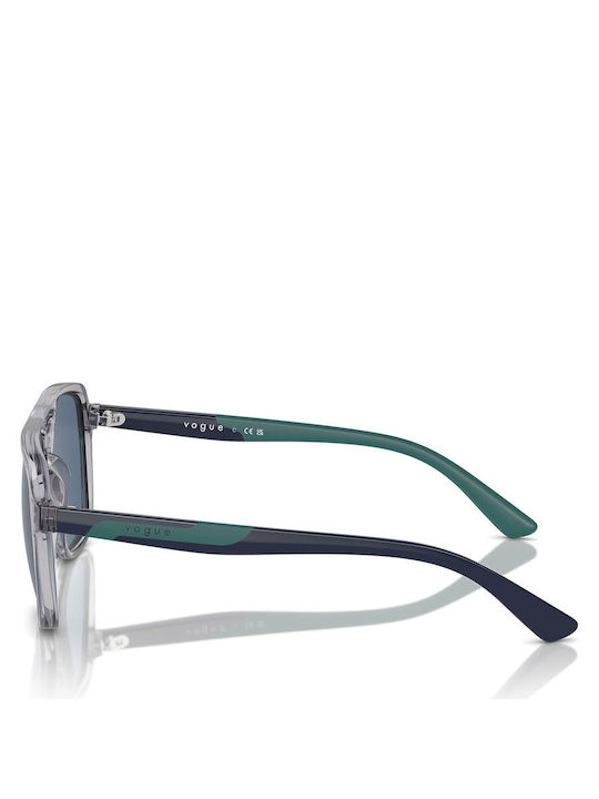 Vogue Men's Sunglasses with Gray Plastic Frame and Blue Lens VJ2024 309980