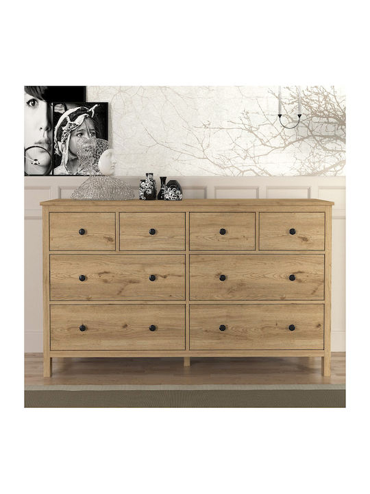 Bufet Sabina cu Sertare Sepet Oak 160x50x96cm