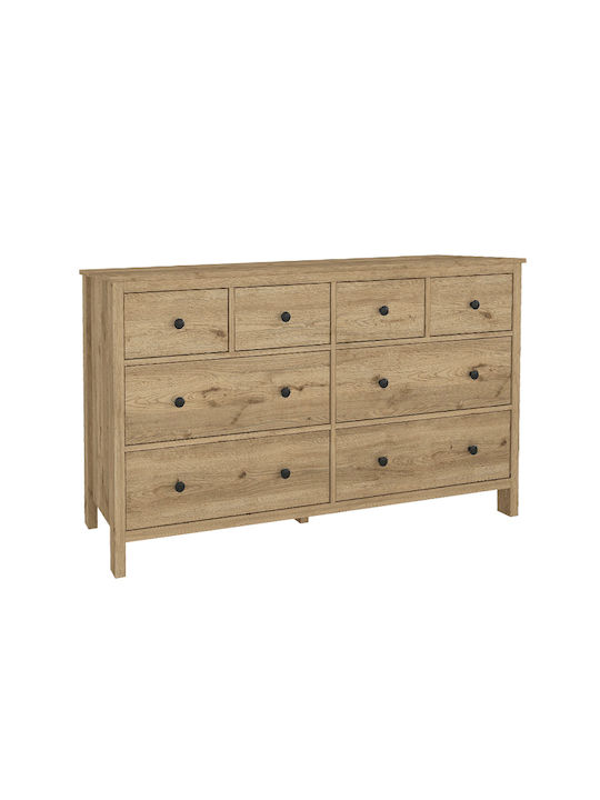Bufet Sabina cu Sertare Sepet Oak 160x50x96cm