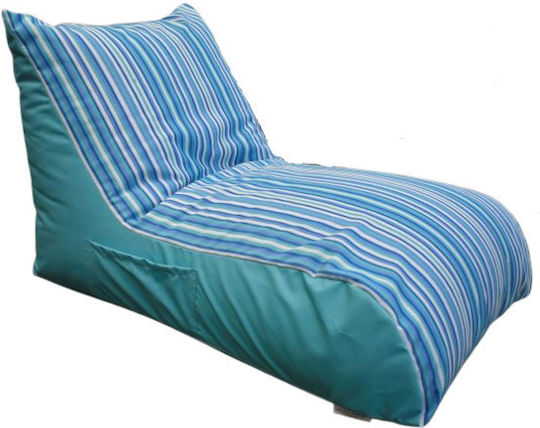 Pouf Polyrhona Wasserdicht Moka 97x67x60