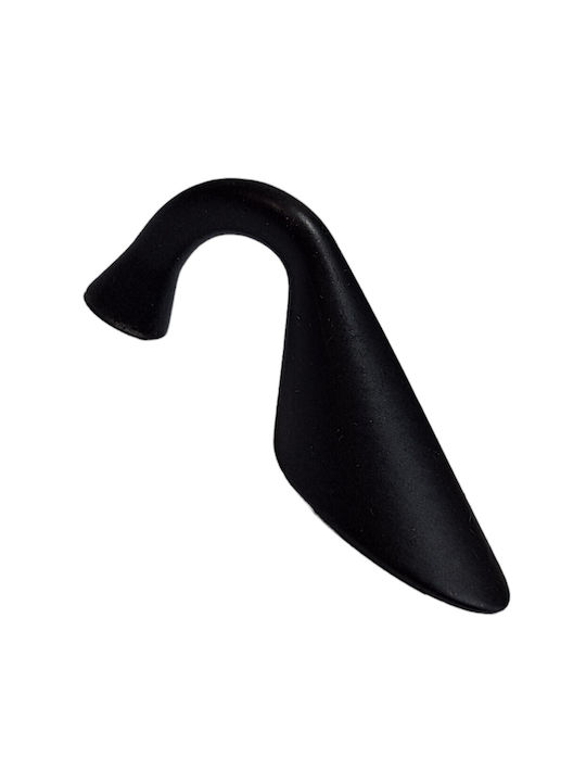 Italienischer Möbelgriff Eureka 11649-032-10c1 Maße 3,2cm Schwarz-matt