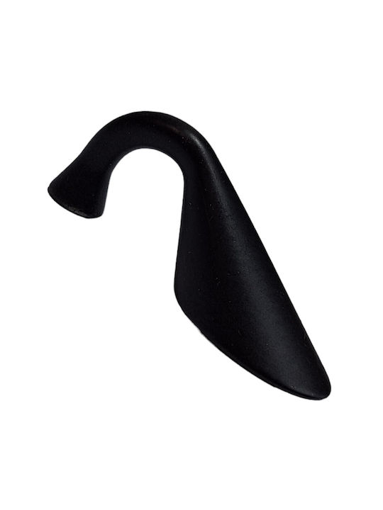 Italienischer Möbelgriff Eureka 11649-032-10c1 Maße 3,2cm Schwarz-matt