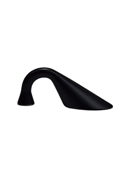 Italienischer Möbelgriff Eureka 11649-032-10c1 Maße 3,2cm Schwarz-matt