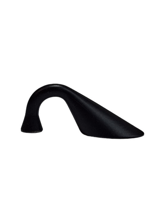 Italienischer Möbelgriff Eureka 11649-032-10c1 Maße 3,2cm Schwarz-matt