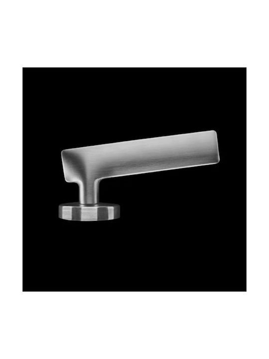 Middle Door Lever Rosette Manital Hygge Pair Matte Nickel