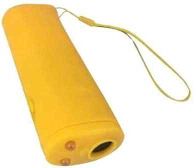 Ultrasonic Device Foxmag24 Repelling Small Dogs Battery Powered Yellow