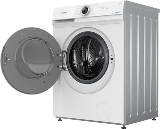 Midea Πλυντήριο Ρούχων 9kg 1400 Στροφών MF100W90BA/W-GR