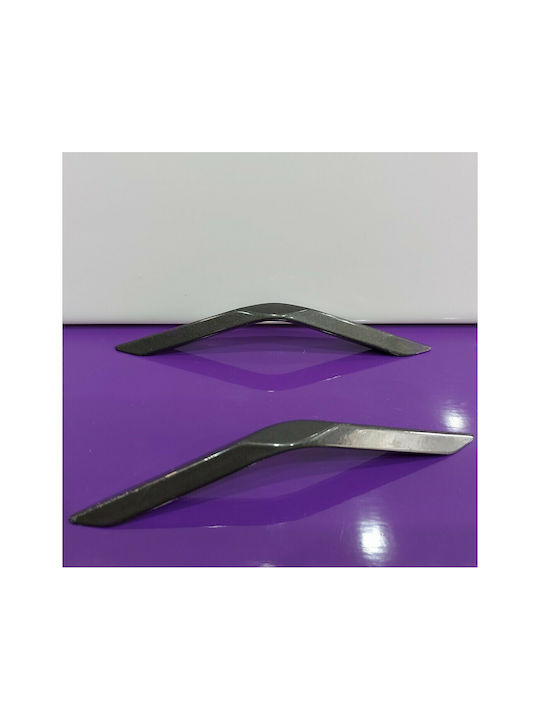 Italian Furniture Handle Eureka 4185-096-gri1 Dark Grey Size 9.6cm