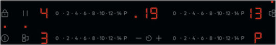 AEG 6000 Multiplebridge Induction Cooktop Autonomous with Child Lock Function 57.6x51.6εκ.