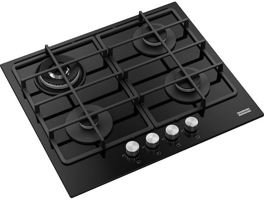 Franke Smart FHSM 604 3G DC BK C Natural Gas Cooktop Autonomous 60x50εκ.