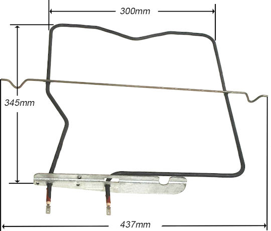 Hotpoint-Ariston C00020860 Κάτω Ανταλλακτική Αντίσταση Φούρνου Συμβατή με Ariston