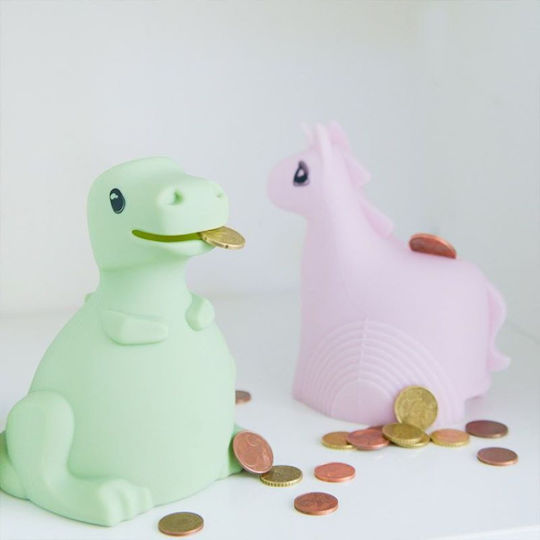 Silicone Money Box Kidybank Pink Unicorn 14.5 x 11 x 16 cm