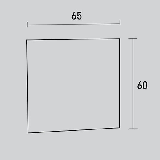 Καθρέπτης Led Probagno 946am 65x60