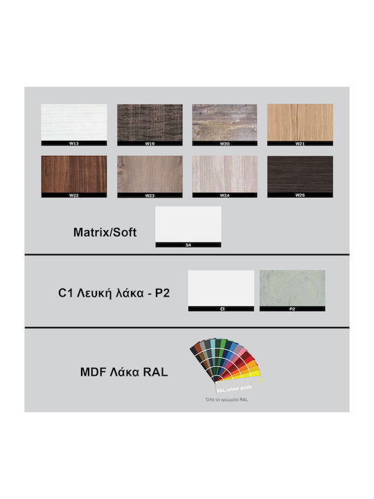 Oglindă de Baie Dulap Aplice Lumini LED Probagno 960ama 60x14x70cm MDF Gri
