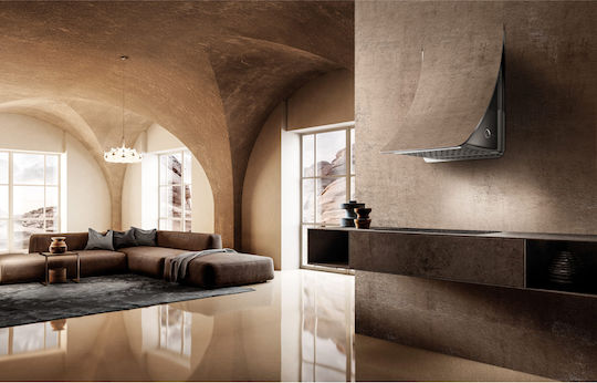 Elica Nuage Drywall Απορροφητήρας Καμινάδα 75cm Inox