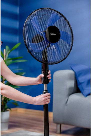 Zelmer ZSF1410 Ανεμιστήρας Ορθοστάτης 50W Διαμέτρου 40cm Μαύρος