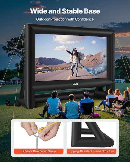 Vevor Ecran Proiecție Projector Pardoseală 16:9 / 20"