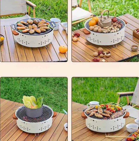 Uncle George Stainless steel Portable Charcoal Grill 31cmx31cm